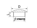 Заглушка для технических отверстий ZDO 10x6